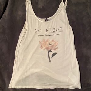 H&M divided tank top